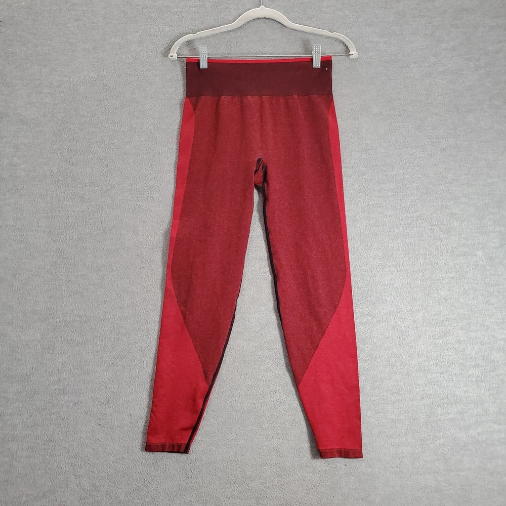 Pink‎ Victorias Secret Women Activewear Pants M Red Legging Seamless